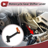 Bosuer Cheetah Folding Motorcycle Gear Shifter Lever Black Orange