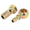 Motorcycle Car Banjo Hose Barb Bolt Fittings 2 x 12mm Diameter