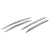 Benz C-Class Silver Front Bumper Splitter Fins Spoiler Canards (2022-2023)