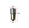 P13.5S 3SMD 3030 Led Flashlight Torch Bulb Light Lamp White 3V 4.5V 6V 12V 18V