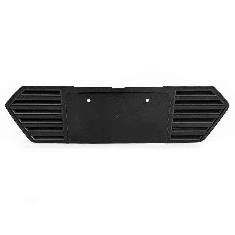 Corvette C8 Glossy Black ABS Plastic Rear License Plate Frame Trim (2020-2023)