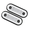RV Trailer Truck Lorry White Side Marker LED Lights