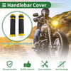 Motorcycle Gold Tone 7/8" 22mm Hand Grips Cover Kit