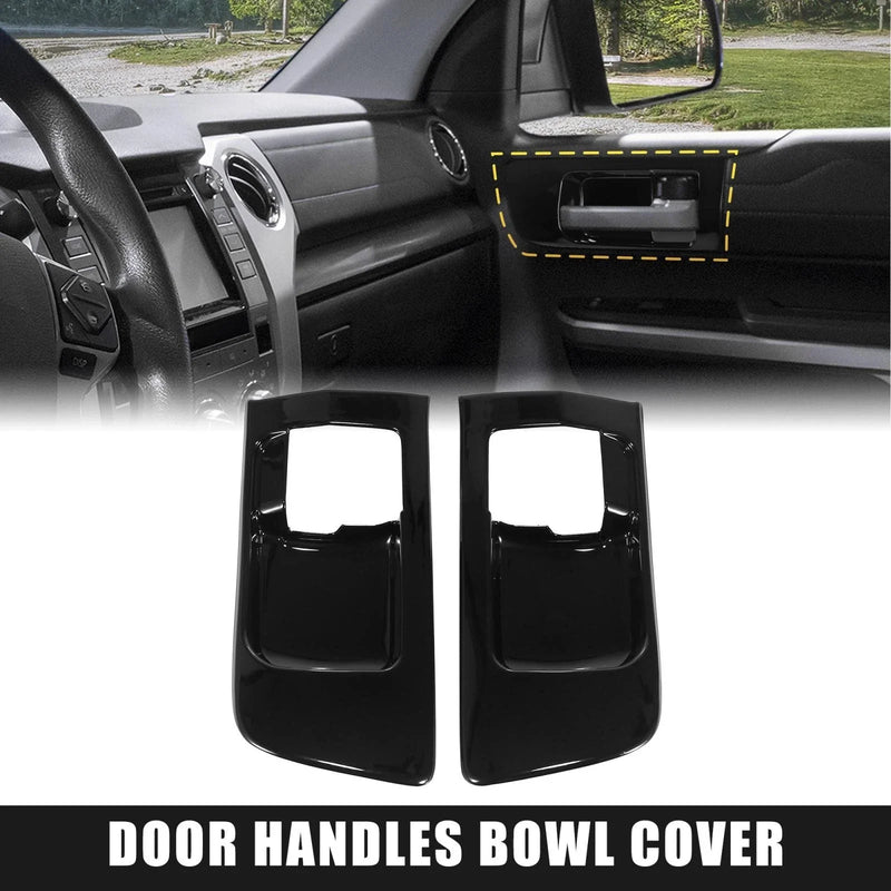 Toyota Tundra 2 x Front Door Handle Bowl Cover Decorated Accessories (2014–2021)