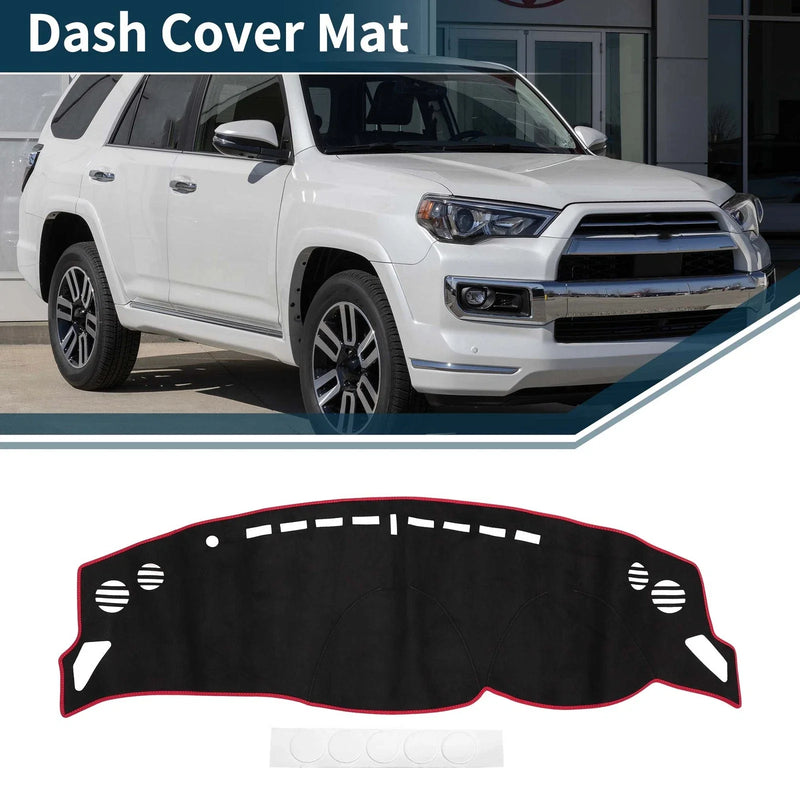 Toyota 86 Sun Protector Pad Black Red Dashboard Dash Cover Mat (2012–2016)