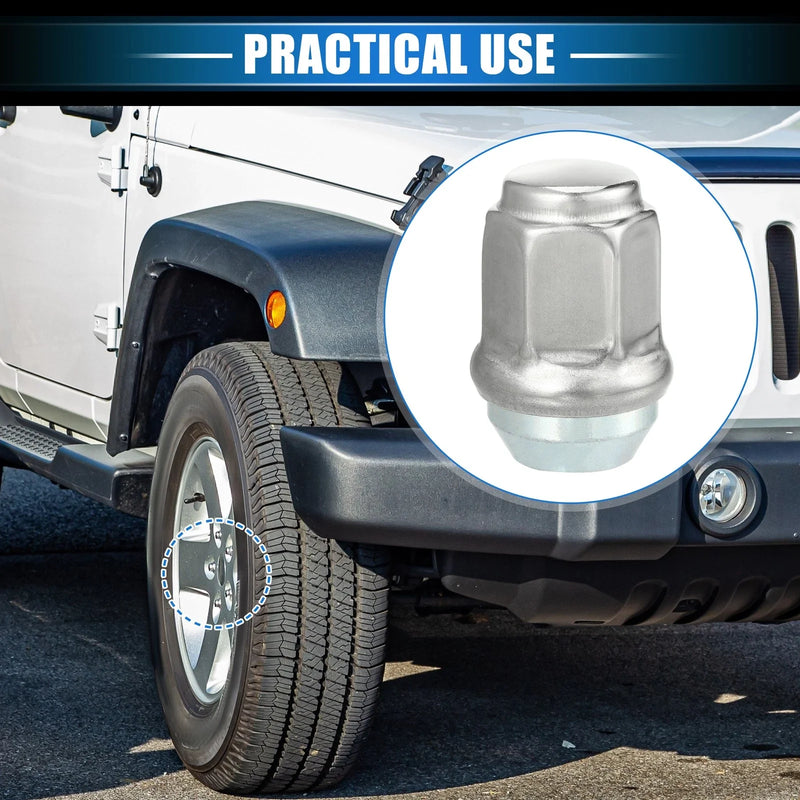Jeep Wrangler, Liberty & Dodge Challenger 5 x Wheel Lug Nuts (2007-2023)