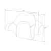 Harley Touring Road Glide FLTRX Passenger Backrest Pad (2014-2025)