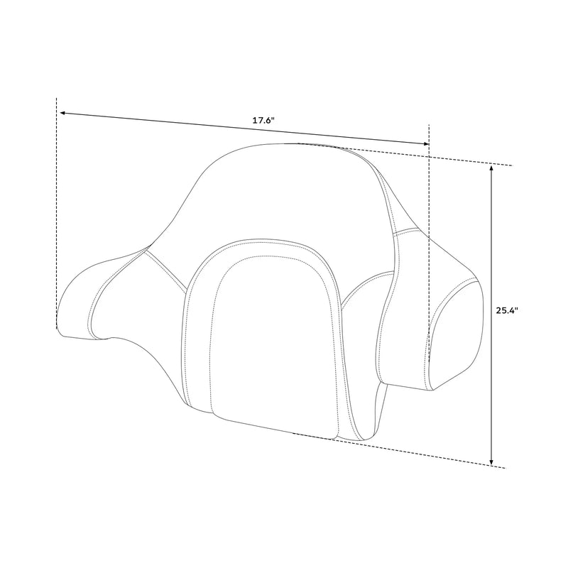 Harley Touring Road Glide FLTRX Passenger Backrest Pad (2014-2025)