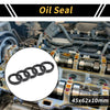 Make Model Oil Seal 45x62x10mm 5pcs Rotary Shaft Seal NBR Rubber