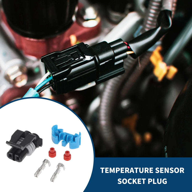 Buick 2 x Pins Temperature Sensor Socket Plug