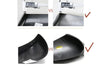 Lexus IS200t IS250 IS350 2 x Honeycomb Carbon Black Side Mirror Covers (13-19)