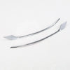 Volvo XC60 (2018-2023) 2 x ABS Chrome Rear Fog Light Tail Lamp Lid Cover Trim
