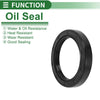 Oil Seal 55x75x12mm Rotary Shaft Seal NBR Black