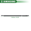 Toyota 4Runner Rear Right Door Window Belt Weatherstrip (2010-2023)