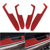 Toyota Tundra 4 x Carbon Fiber Interior Door Armrest Cover Trim (14-21)