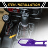 Jeep Wrangler JL JLU 2018-2024 - Purple Trim 4WD Gear Shift Panel Cover