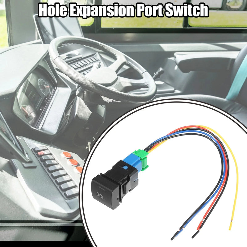 Toyota 1 x Hole Expansion Port Switch DRL Daytime Running Lights Switch