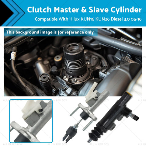 Toyota Hilux KUN16R Diesel Clutch Master Slave Cylinder Set (2005-2015)