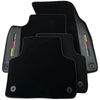 Audi A8 D4 with Carbon (2010-2017) - 2 x Mats Black Floor Mats