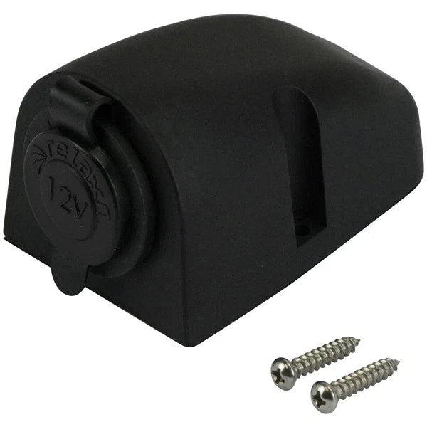 Boat / Caravan / RV 12V-24V Surface Mount Cigarette Socket Power Outlet