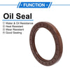 Oil Seal 90x120x12mm Brown 2 x Rotary Shaft Seal FKM Rubber