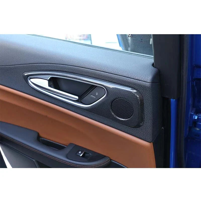 Alfa Romeo Giulia 2017-18 Real Carbon Fiber Interior Door Handle Cover Trim