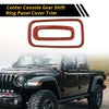 Jeep Wrangler JK Center Console Gear Shift Ring Panel Cover Trim (2007-2018)