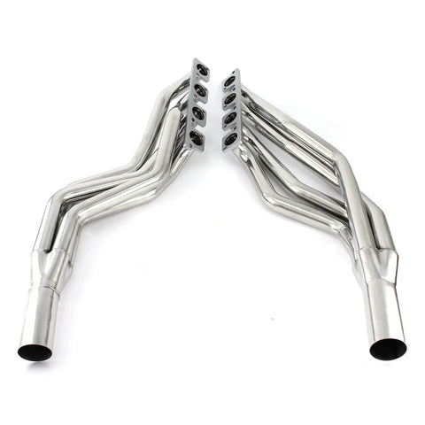 Ford 302 351C Cleveland Aluminium Cylinder Heads & Steel Exhaust Headers