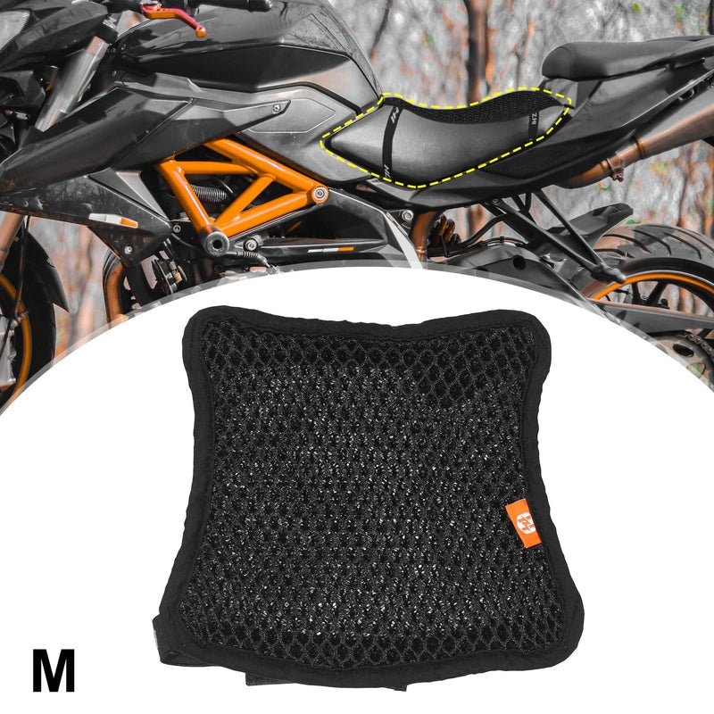 Motorcycle Seat Cover / Size M / Breathable 3D Mesh Black