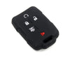 Chevy Suburban GMC Yukon Black Silicone Key Cover Case Holder Shell fit