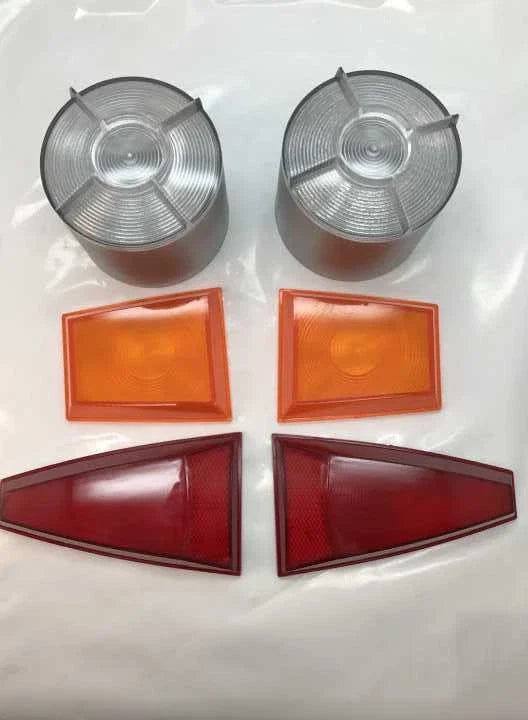 Holden HR Front & Rear Indicator & Tail/Brake Light Lens Kit (1966-1968)