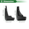 Ford Escape (2020) - Durable Mount Accessories Mud Flaps Splash Guards