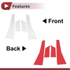 Toyota Wish 4pc Door Pillar Window Trim (2003–2009)