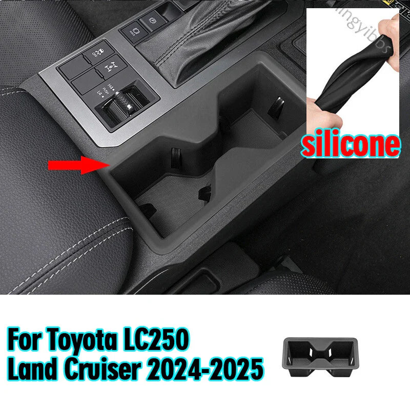 Toyota LC250 Land Cruiser Silicone Water Cup Holder Panel Cover (2024–2025)