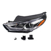 Hyundai Sonata Halogen Headlight Assembly Driver Side w Bulb (2018–2019)