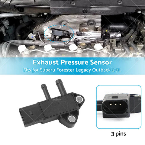 Subaru Forester, Legacy, Outback Exhaust Pressure Sensor (2009-2019)