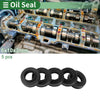 Make Model Oil Seal 6x10x3mm NBR Rubber Black 5 Pcs