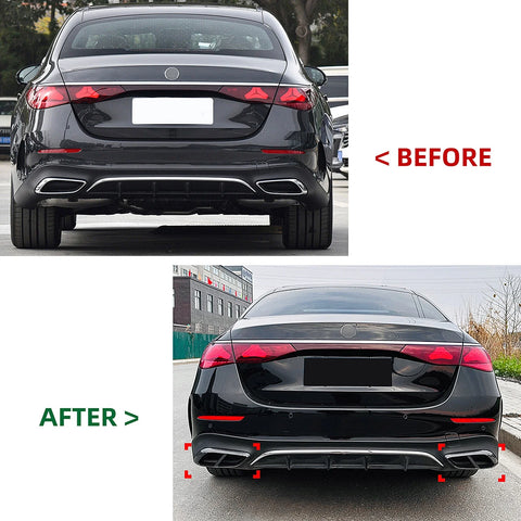 Benz W214 E260 E300 AMG Rear Exhaust Pipe Frame Cover (2024-UP)