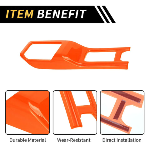 Jeep Wrangler JL JLU (2018-2024) Orange 4WD Gear Shift Panel Cover