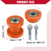 Motorcycle Mini Bike Orange 8mm 10mm Chain Roller Pulley Tensioners