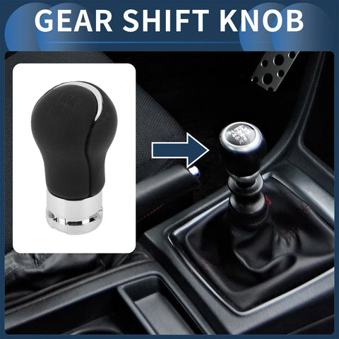 Toyota Hilux Revo Gear Shift Knob Faux Leather 6 Speed (2015–2020)