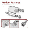 Honda Yamaha Suzuki Handlebar Risers 7/8 Silvery 30mm