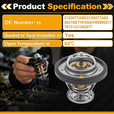 CHEVROLET NOVA Engine Coolant Thermostat Seal (1985–1988)