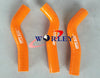 KTM 250SXF 2007-2008 ORANGE Silicone Radiator Hose