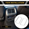 Toyota Tundra Rear A/C Air Vent Cover Trims (2022-2024)