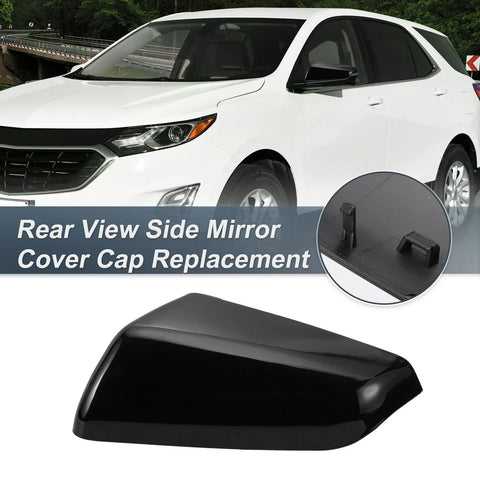 Chevy Equinox, GMC Left Side Rearview Mirror Cover Cap Gloss Black (2010-2017)