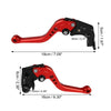 Kawasaki Red Pair Motorcycle Brake Clutch Levers Adjustable Folding CNC