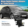 Ford Focus EcoSport Water Outlet Connect Adapter w/ Temp Sensor (2012-2023)