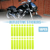Helmet for Bicycle Motorcycle 18pcs / Reflective Safety Stickers PET