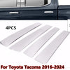 Toyota Tacoma Chrome Window Trim Cover Pillar Post Decor 4Pcs (2016-2024)
